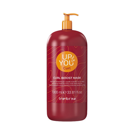 Inebrya Up To You Curl Boost Nawilżająca Maska Do Włosów Kręconych 1000 ml