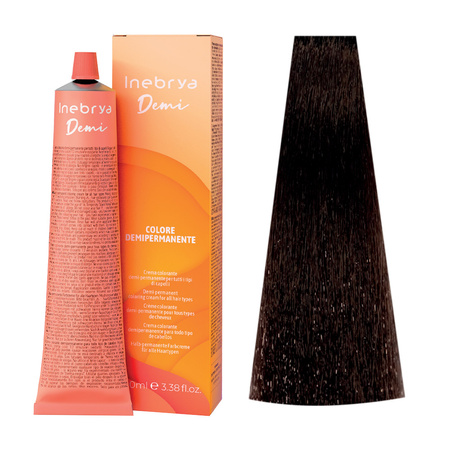 Inebrya Demi-Permanent Color 5.73 Półtrwały Krem Koloryzujący 100 ml 