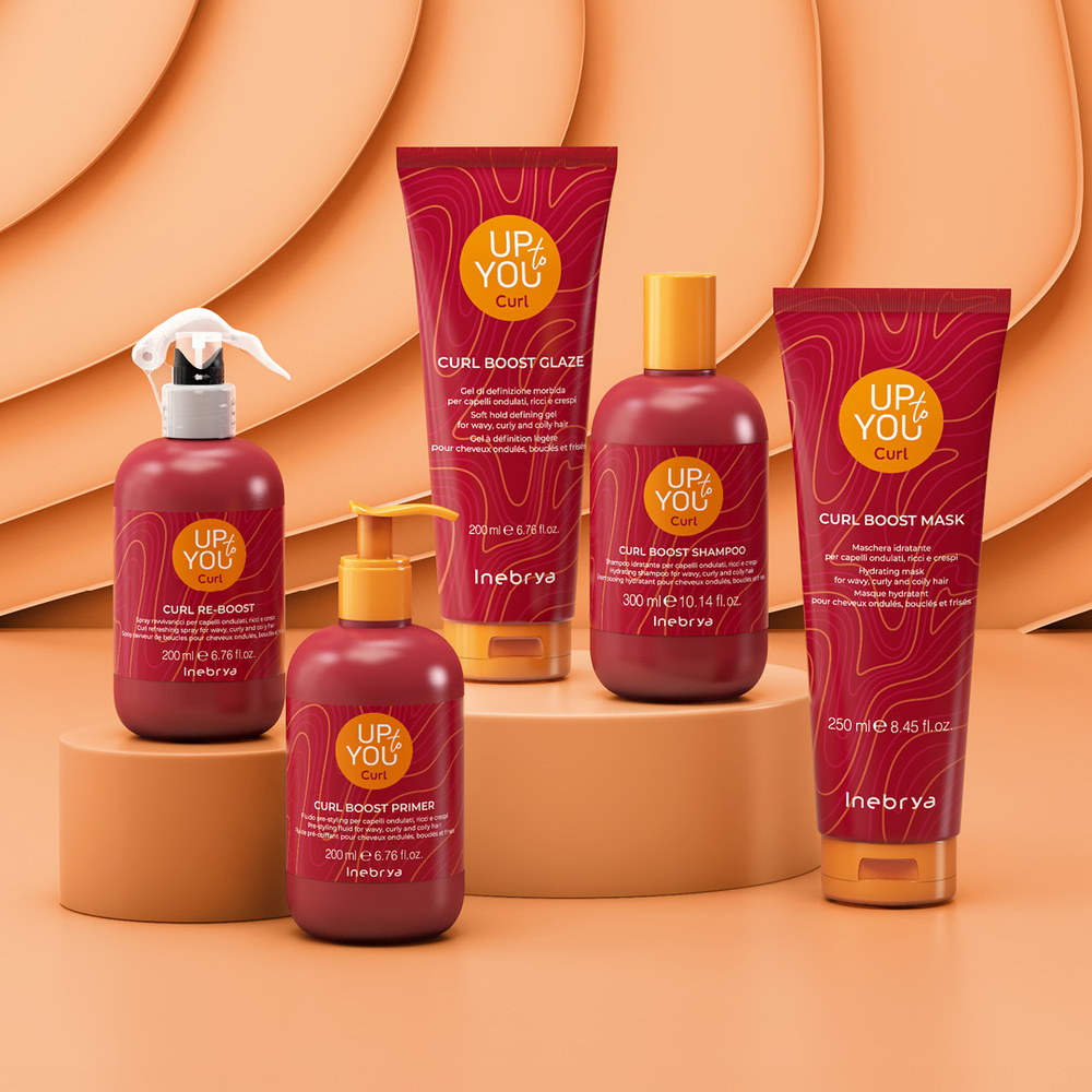 Inebrya Up To You Curl Boost Nawilżająca Maska Do Włosów Kręconych 250 ml