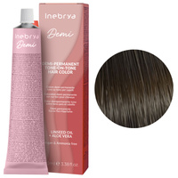 Inebrya Demi-Permanent Color 4.0 Chestnut Półtrwały Krem Koloryzujący 100 ml 