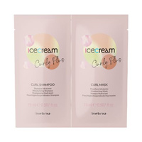 Zestaw Inebrya Curly Plus Szampon 15 ml + Maska 15 ml 