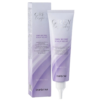 Inebrya Greylosophy Grey By Day Oczyszczająca Kuracja Do Skóry Głowy Przed Szamponem 150 ml