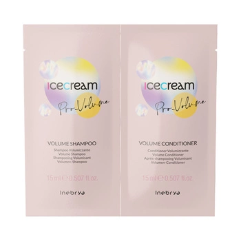 Zestaw Inebrya Pro Volume Szampon 15 ml + Maska 15 ml 